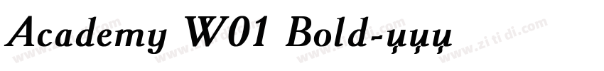 Academy W01 Bold字体转换 Academy W01 Bold字体转换